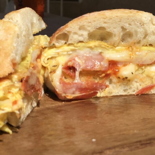 Italian Breakfast Sandwich – Get your griddle on