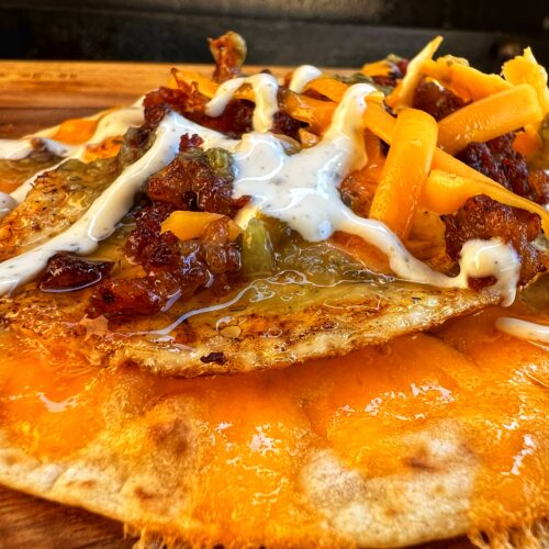 Breakfast Tostada – Get your griddle on